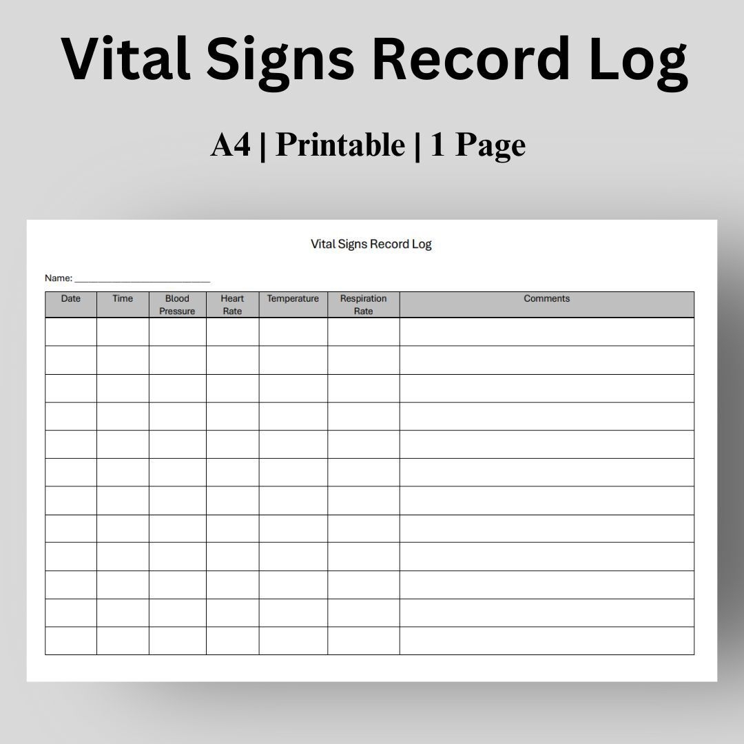 Vital Signs Record Log Printable PDF File Ready Made Template Monitor Your Health Slate X By Marie s Ko fi Shop Vital Signs Record Log Printable PDF File Ready Made Template Monitor Your Health Slate X By Marie s Ko fi Shop