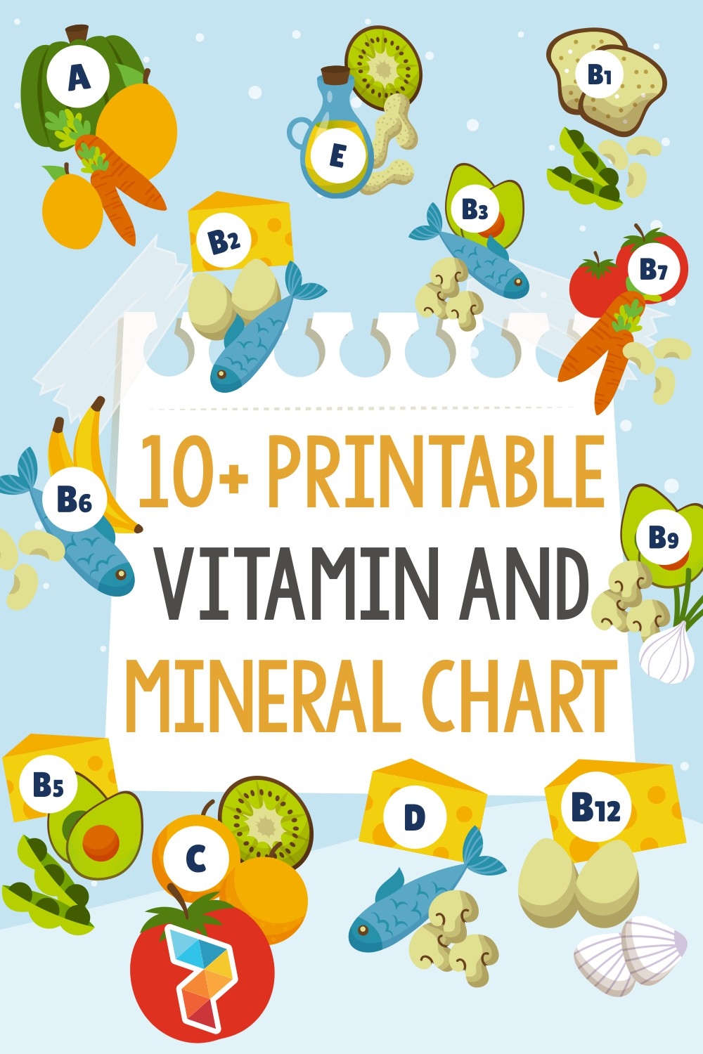 Vitamin And Mineral Chart 10 Free PDF Printables Printablee