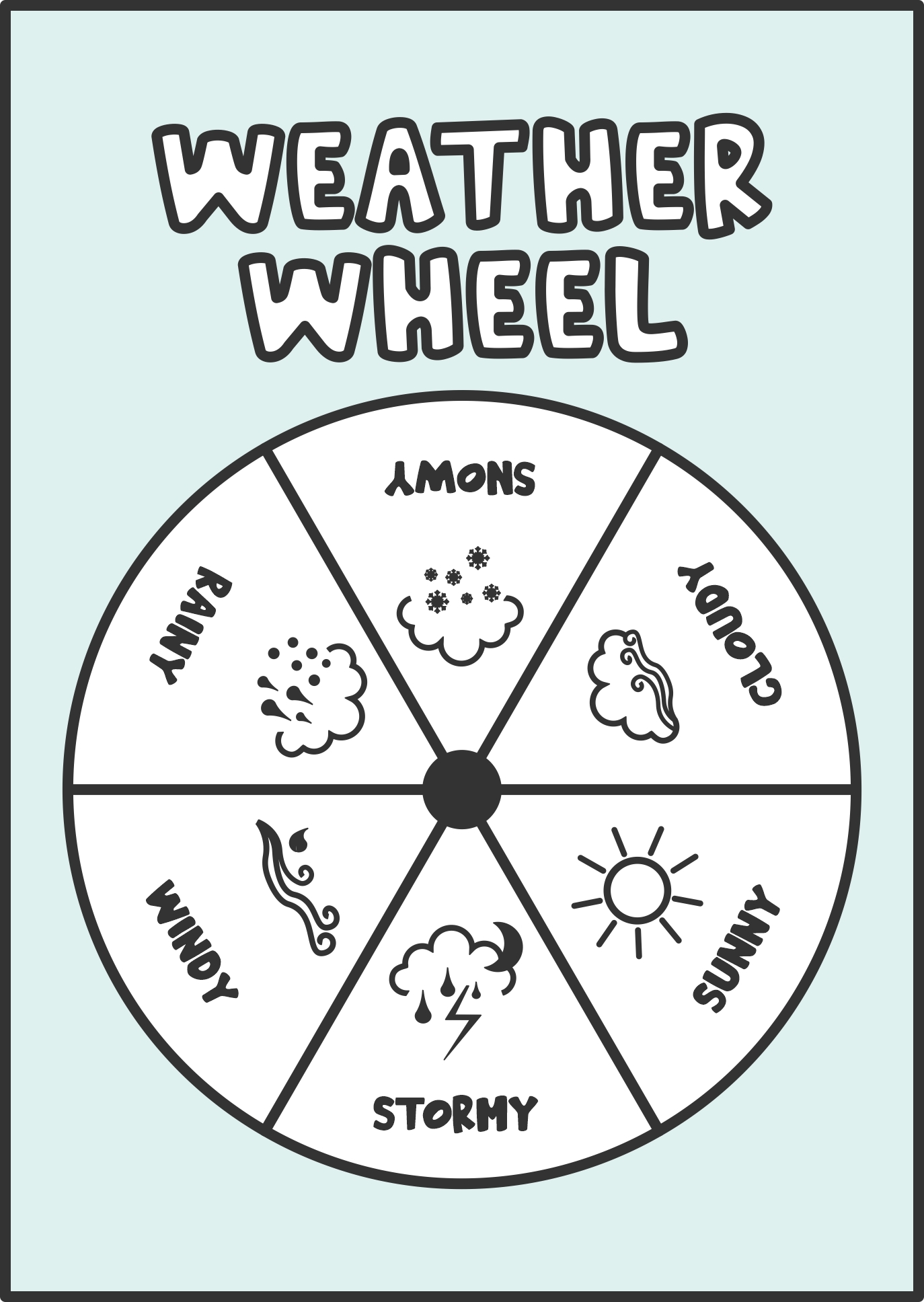 Weather Wheel 10 Free PDF Printables Printablee