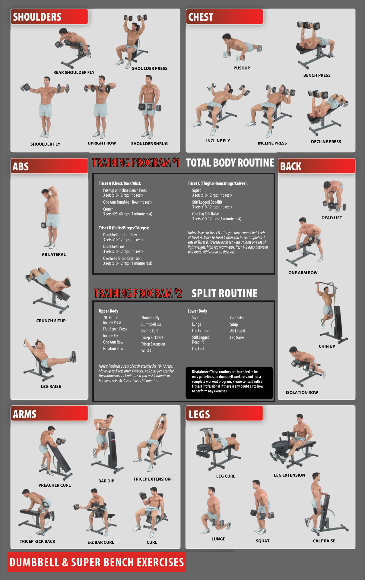 Weight Free Multi Gym Exercises Chart Pdf Free Printable Gym Routine Exercise Chart Printable Home Gym