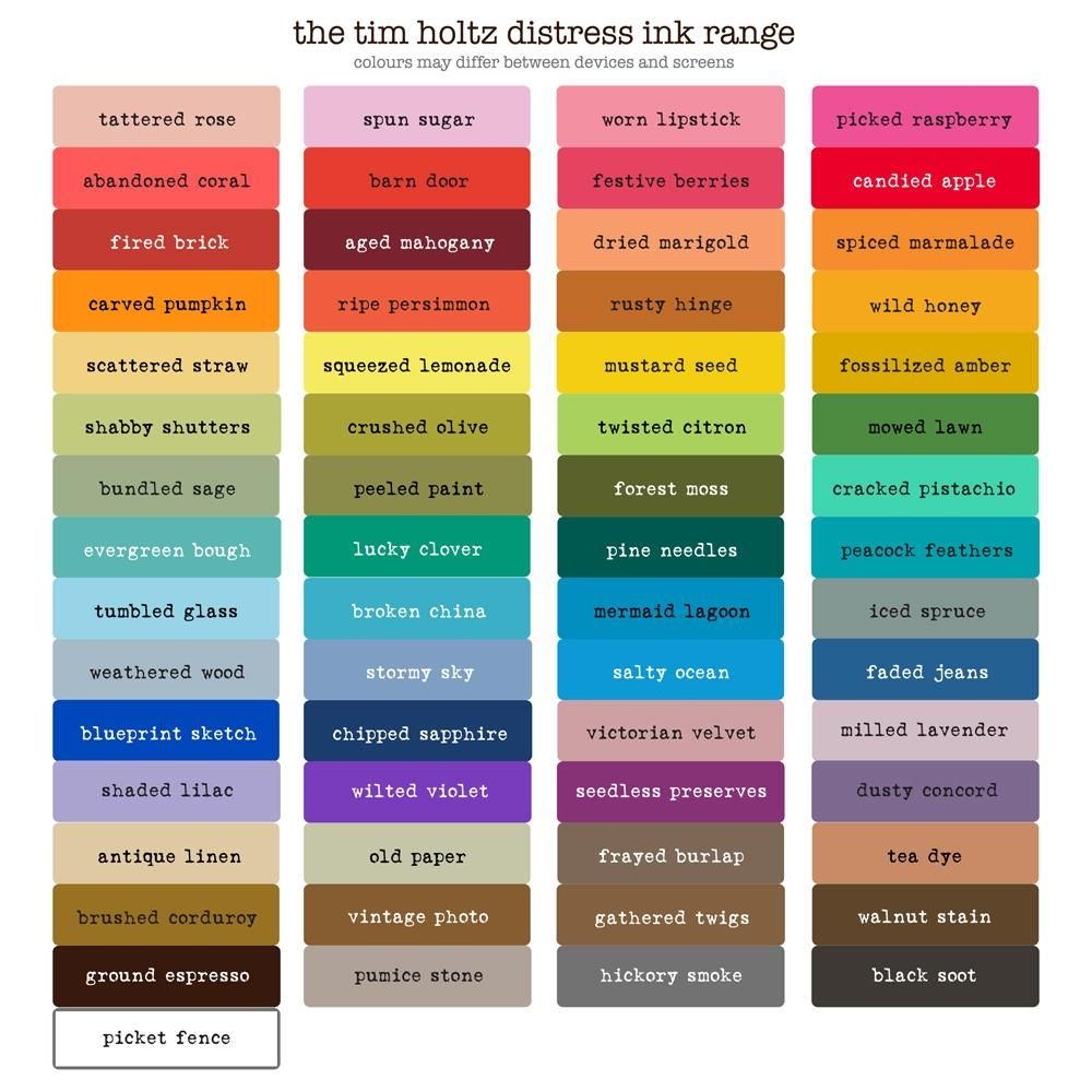 What Is Printable Tim Holtz Distress Oxide Ink Color Chart Printable New Year Tim Holtz Ink Pads