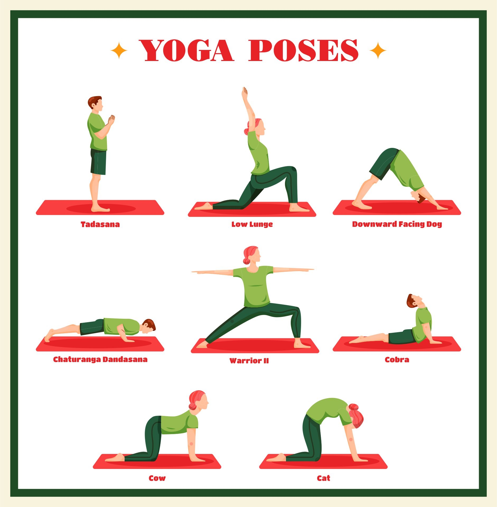 Yoga Poses Chart 10 Free PDF Printables Printablee Worksheets Library Yoga Poses Chart 10 Free PDF Printables Printablee Worksheets Library